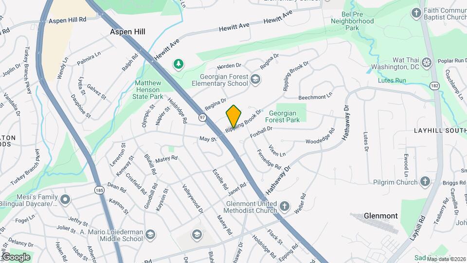 13205 Rippling Brook Dr Map and Location Details