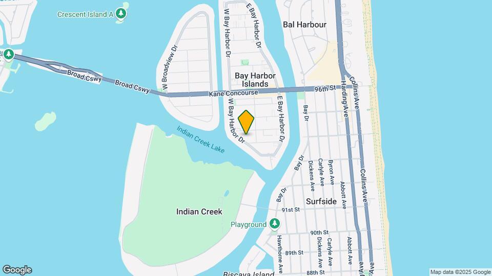 9201 West Bay Harbor Mapa y Detalles de la Ubicación