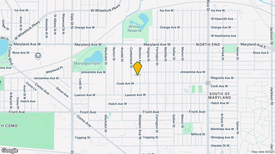 1083 Western Ave N Map and Location Details