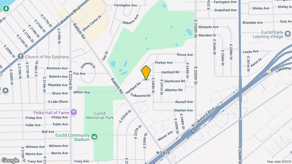23820 Hartland Rd Map and Location Details