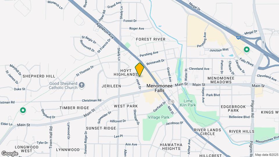 W169N8916 Hoyt Dr Map and Location Details