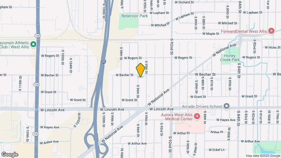 2110 S 96th St, Unit 2110 Map and Location Details