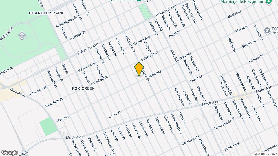4316 Lakewood St Map and Location Details