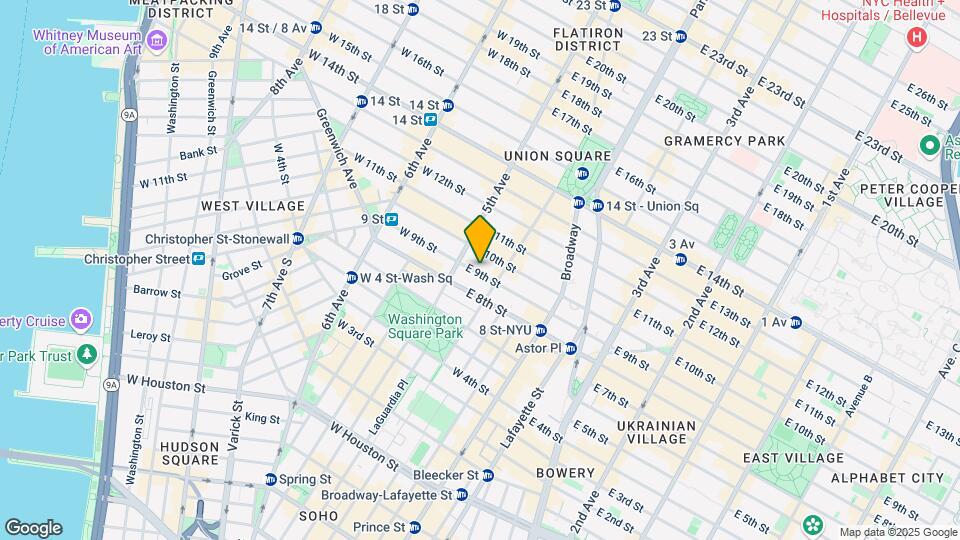 11 E Ninth St Map and Location Details
