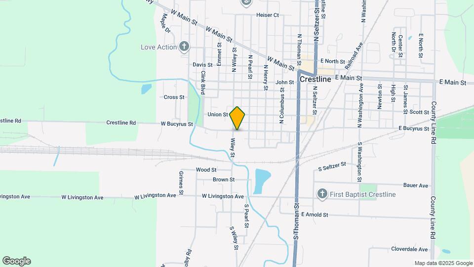520 W Bucyrus St Map and Location Details