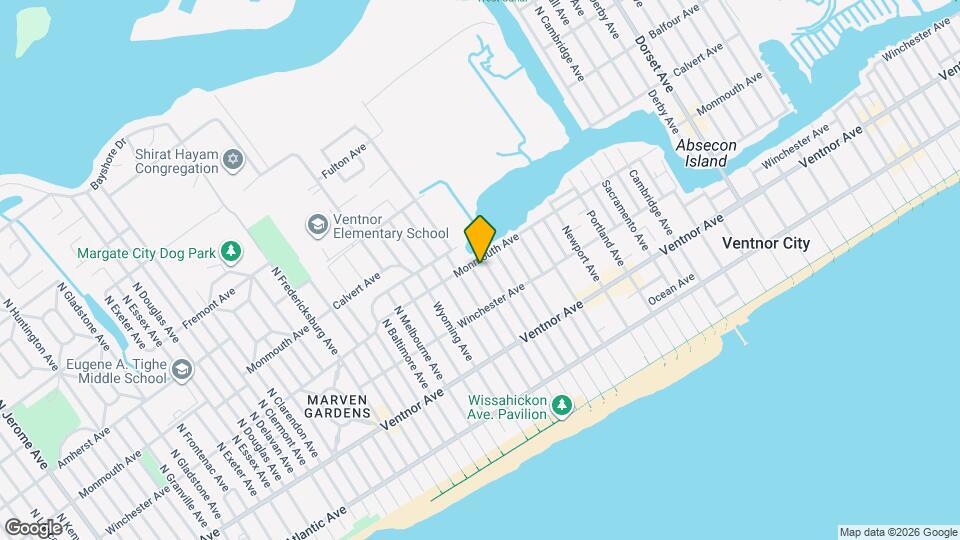 125 N Wissahickon Ave Mapa y Detalles de la Ubicación