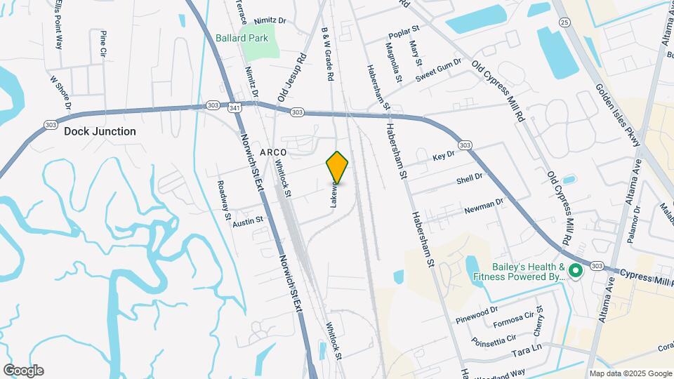 409 Lakewood Ave Map and Location Details