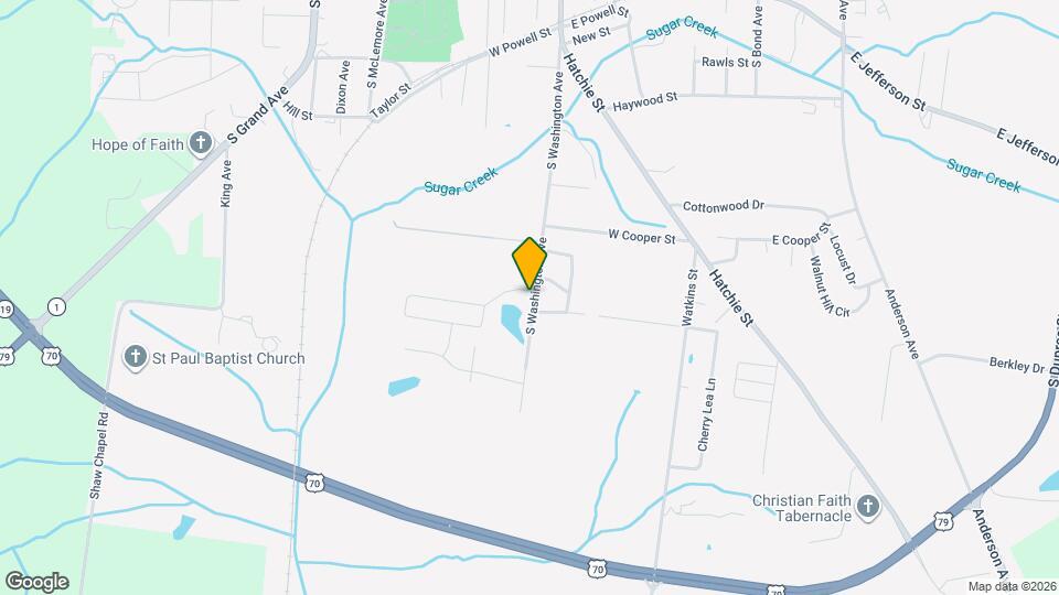 1119 S Washington Ave Map and Location Details