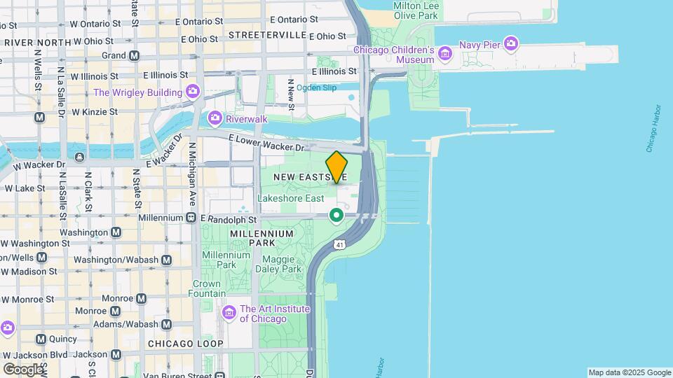 190 N Harbor Dr Map and Location Details