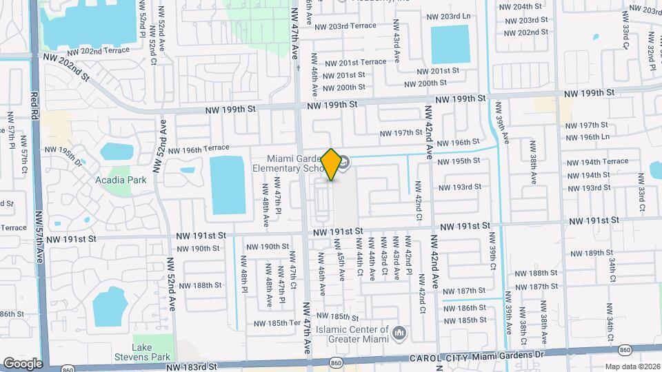 19351 NW 45th Ave Map and Location Details