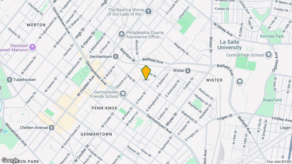 5321 Wakefield St Map and Location Details