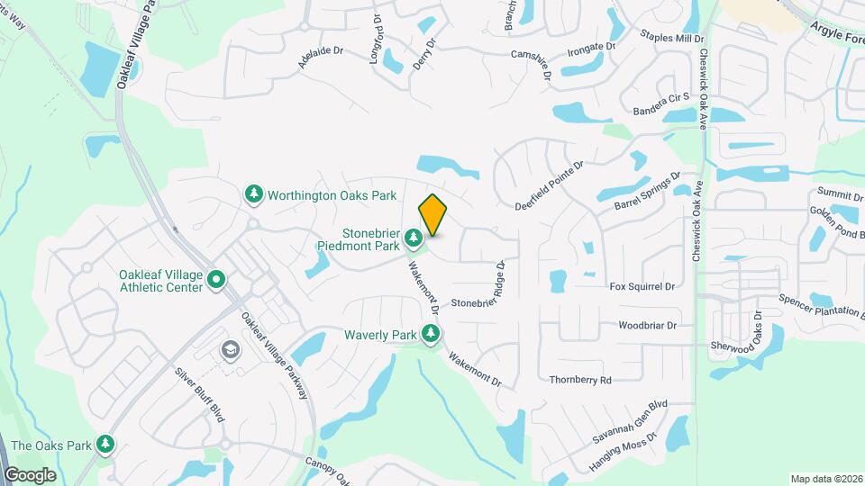 2970 Thorncrest Dr Mapa y Detalles de la Ubicación