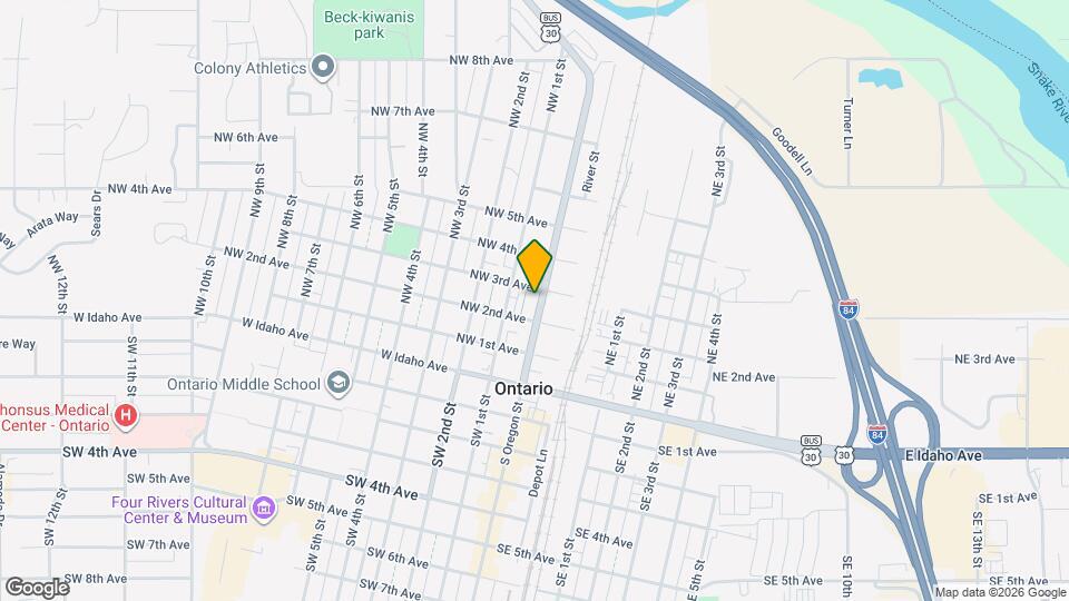 265 N Oregon St Map and Location Details