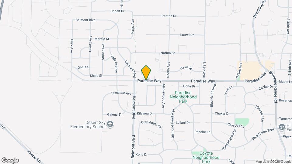 5998 Birchwood St Map and Location Details