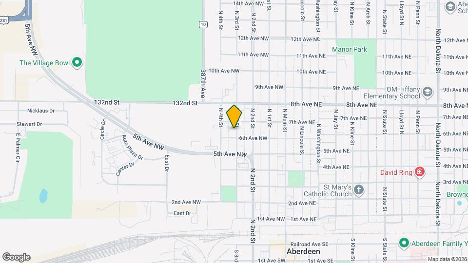 613 N 3rd St Map and Location Details