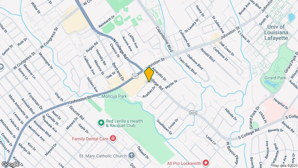 107 Acadian Dr Map and Location Details