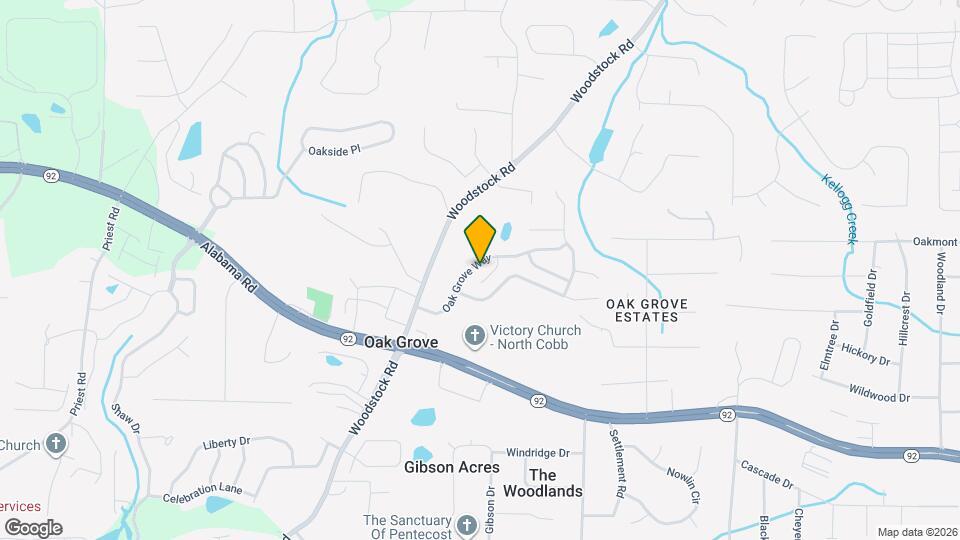 220 Oak Grove Way Map and Location Details