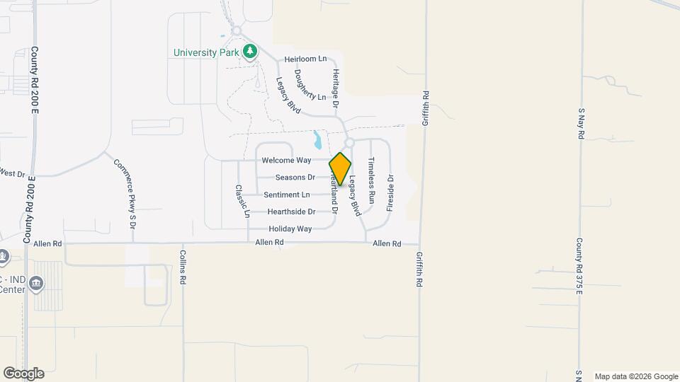 707 Heartland Dr Mapa y Detalles de la Ubicación