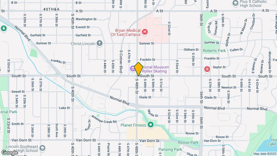 4831 South Street Map and Location Details