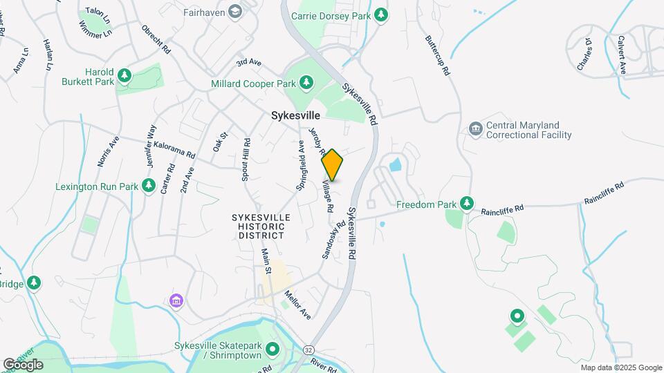 Sykesville Apartments Map and Location Details