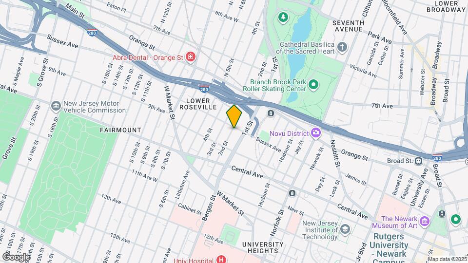 286 Sussex Ave Mapa y Detalles de la Ubicación