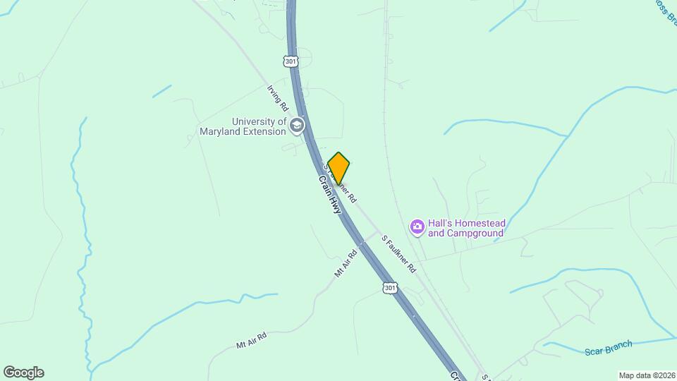 9634 Crain Hwy Map and Location Details