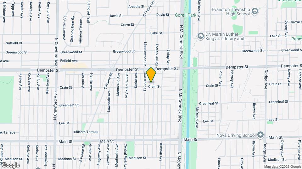 8700 Trumbull Ave Map and Location Details