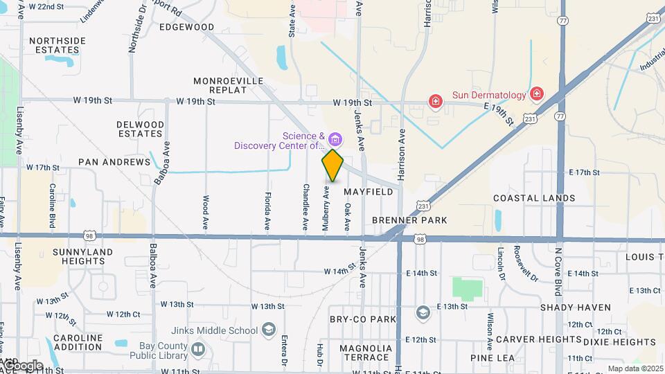 1538 Mulberry Ave Map and Location Details