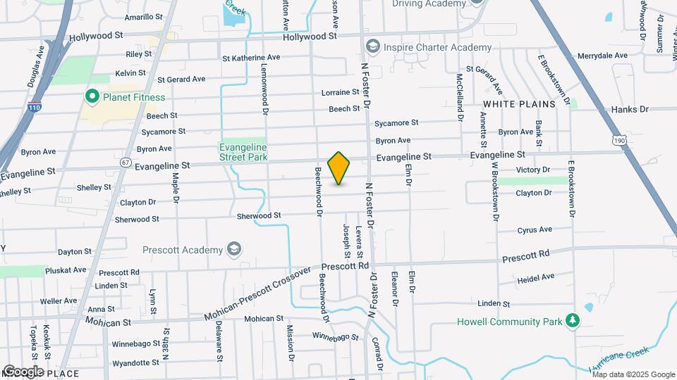 4735 Clayton Dr Map and Location Details