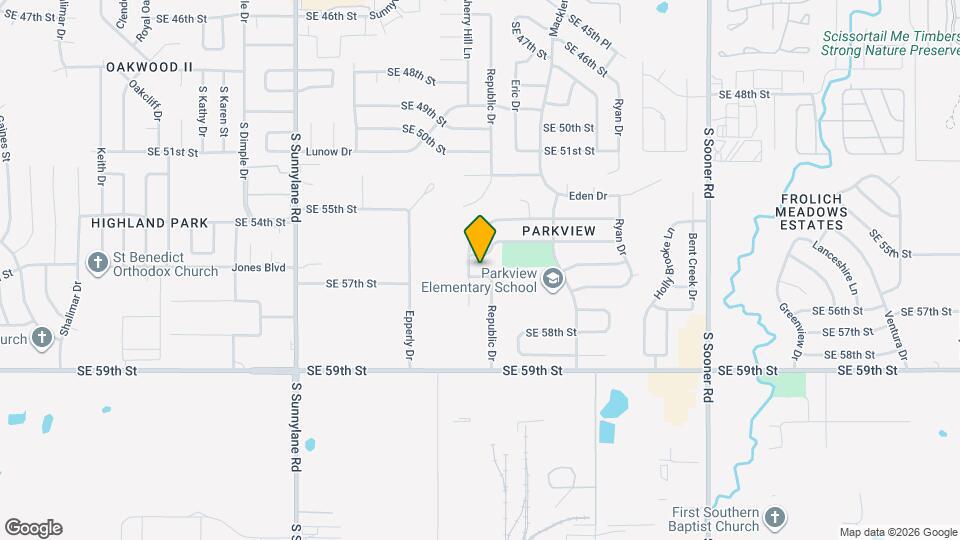 4905 SE 55th St Map and Location Details