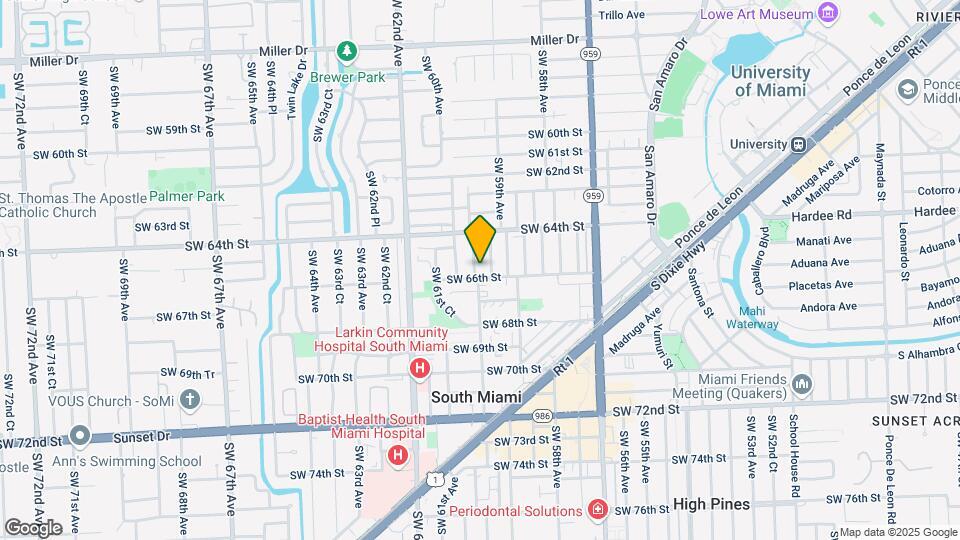 6555 SW 59th Pl Map and Location Details