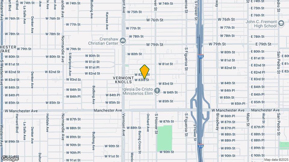 846 W 83rd St Map and Location Details