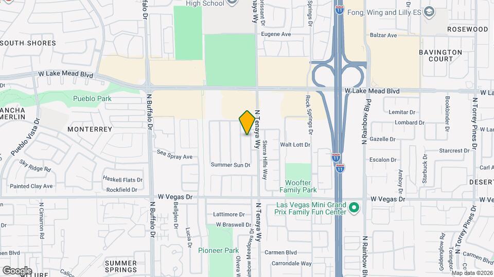 1825 Villa Vista Way Map and Location Details