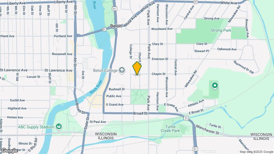 722 Chapin St Map and Location Details