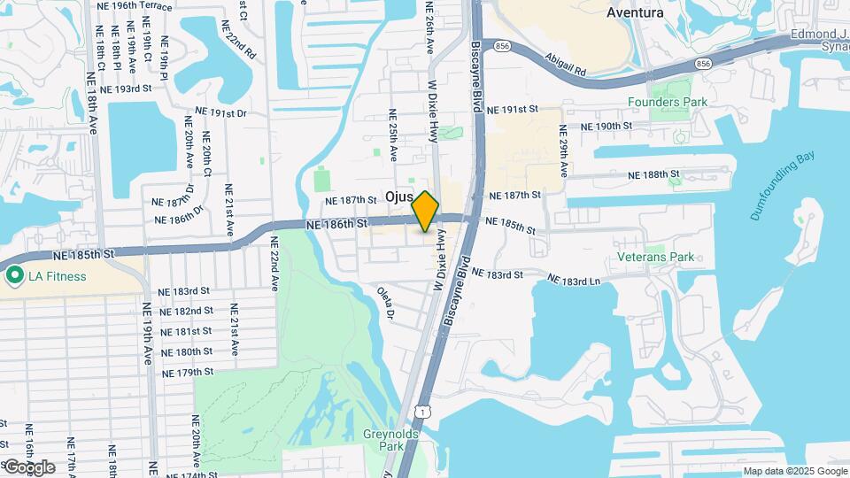 2577 NE 184th Terrace Map and Location Details