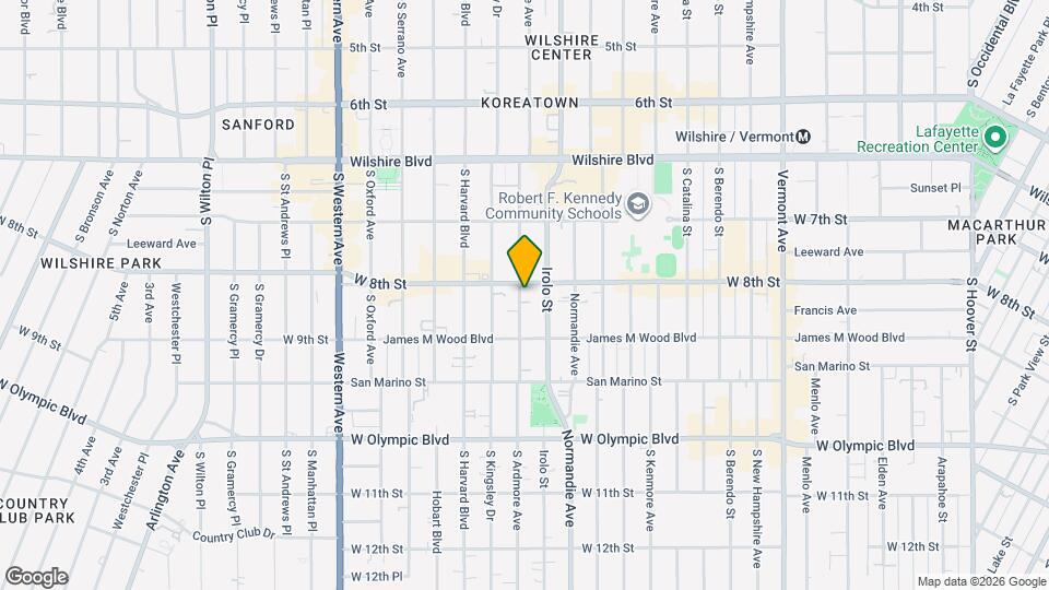 814-814 S Ardmore Ave Map and Location Details