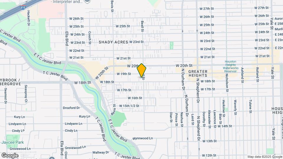 1103 W 18th St Mapa y Detalles de la Ubicación