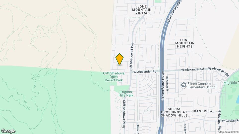 4012 Manning Mountain St Map and Location Details