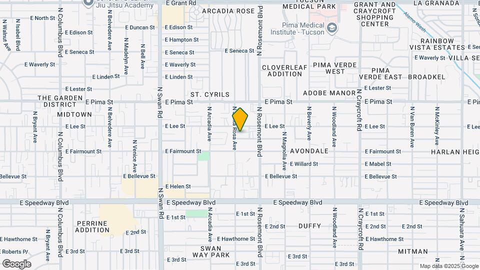 5021 E Adams St Map and Location Details