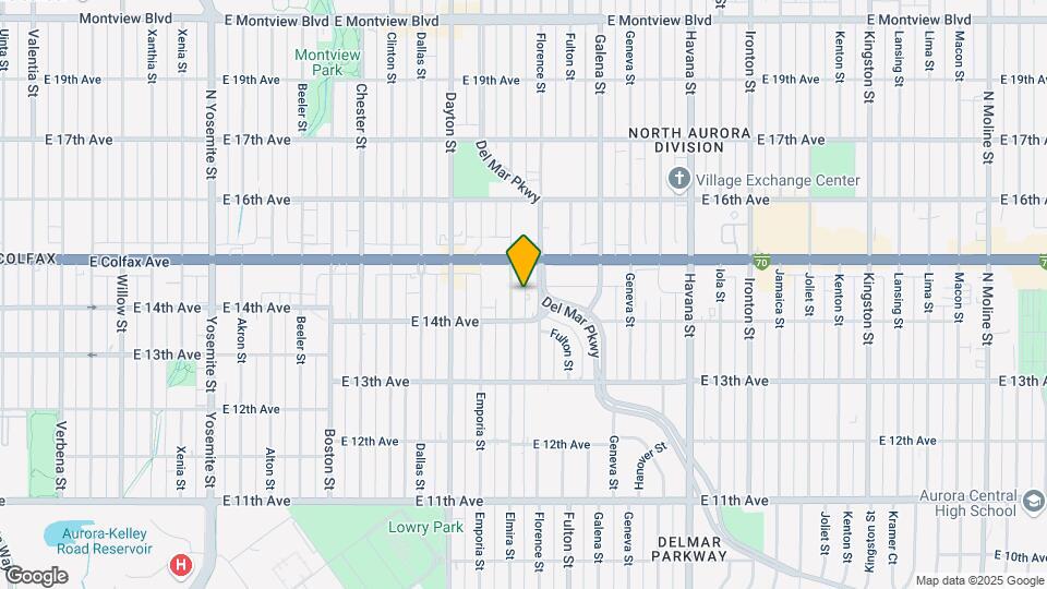 1464 Elmira St Map and Location Details
