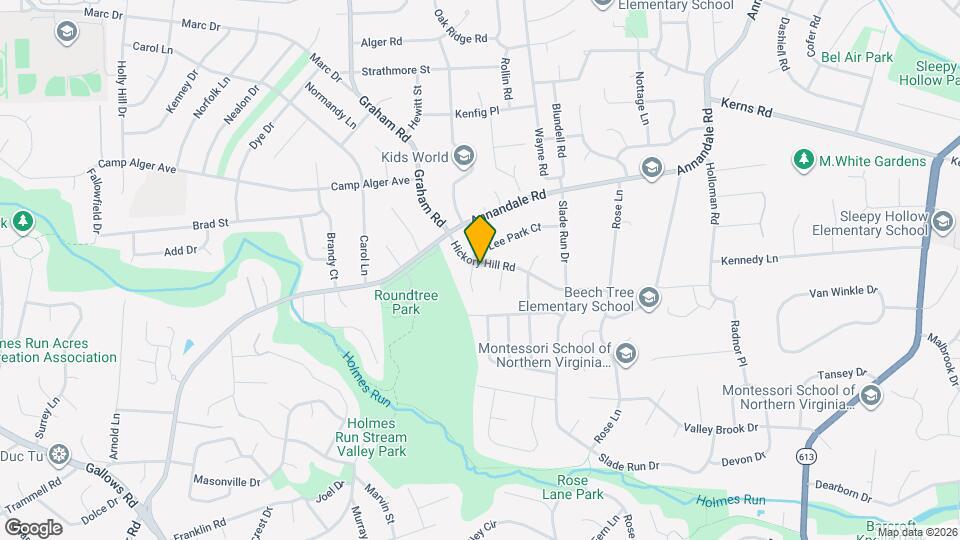 7021 Hickory Hill Rd Map and Location Details