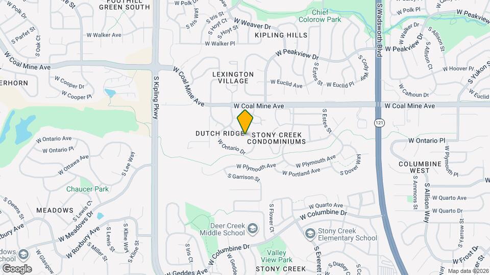 9423 W Ontario Dr Map and Location Details