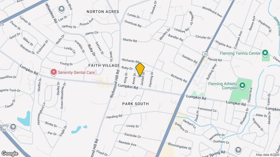 2809 Jordan St Map and Location Details