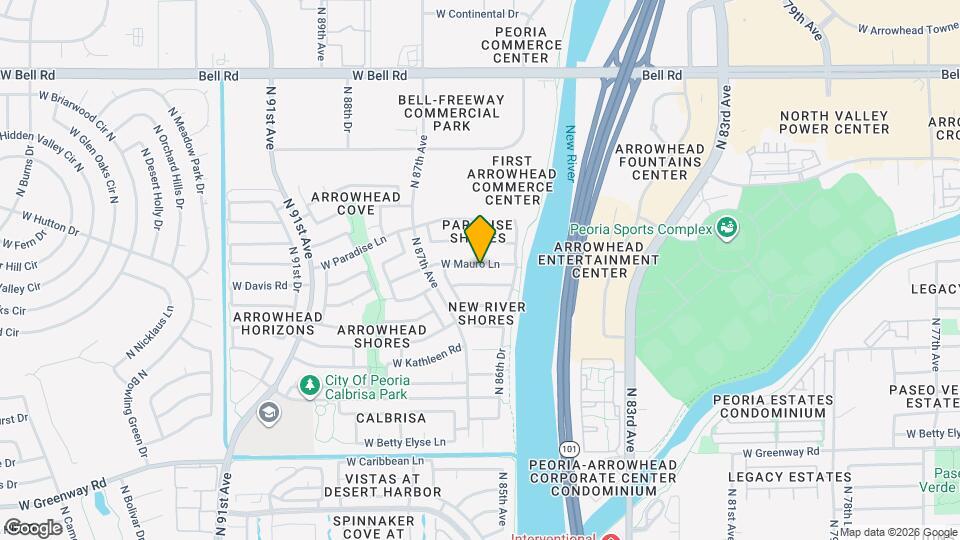 8645 W Mauro Ln, Unit 19S Map and Location Details