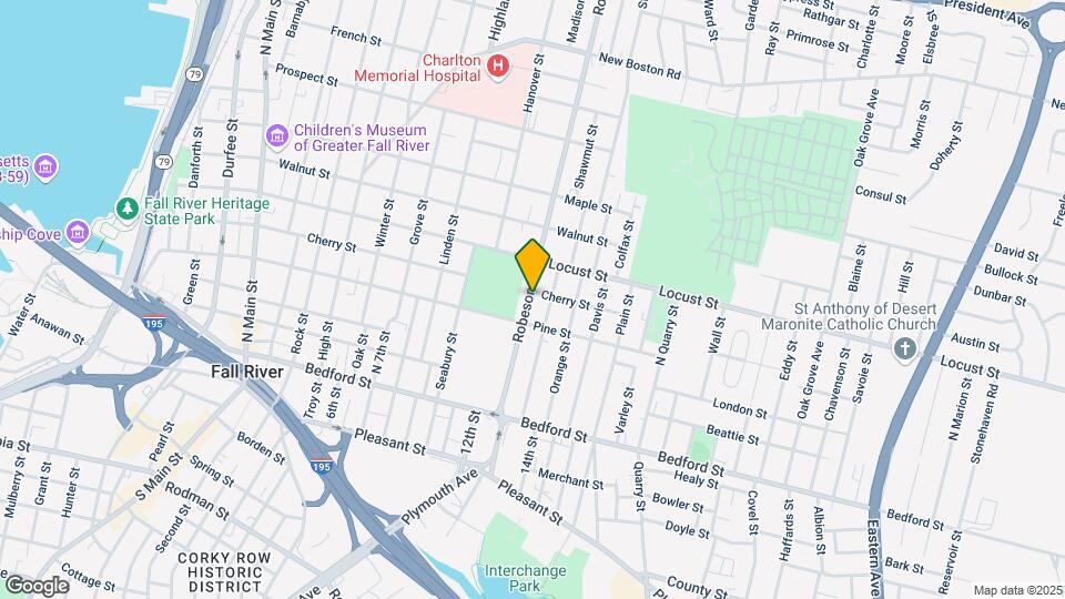 825 Cherry St Mapa y Detalles de la Ubicación