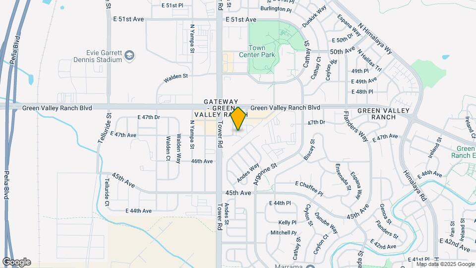 18561 E 47th Ave Map and Location Details