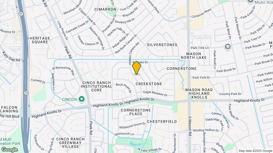 1311 Hidden Canyon Rd Map and Location Details