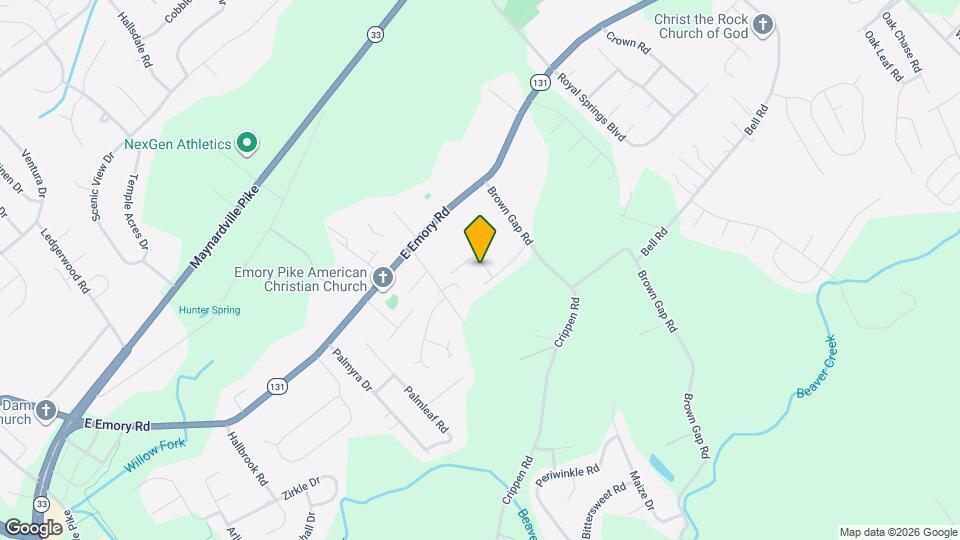 7411 Cascade Meadows Way Map and Location Details