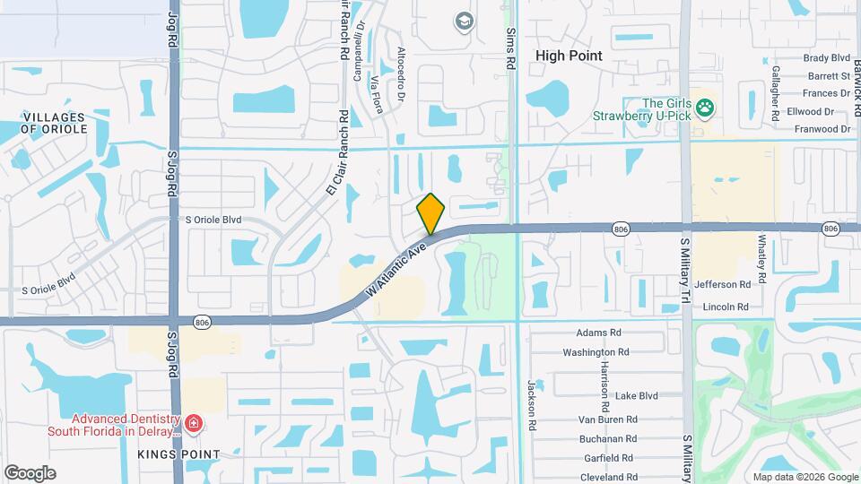 Enclave At Delray Beach Map and Location Details