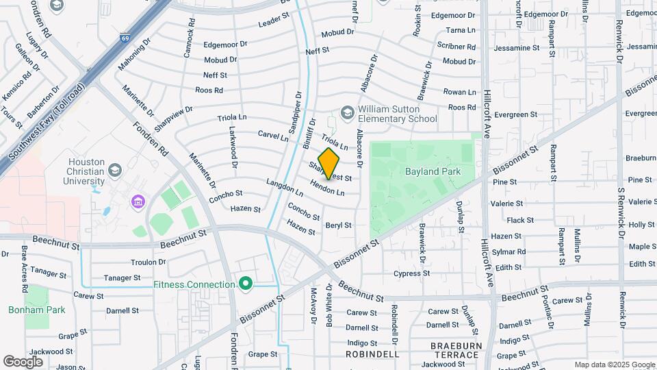 6738 Hendon Ln Mapa y Detalles de la Ubicación
